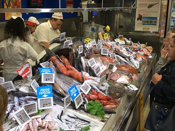 Tipos de proveedores de alimentos para un supermercado